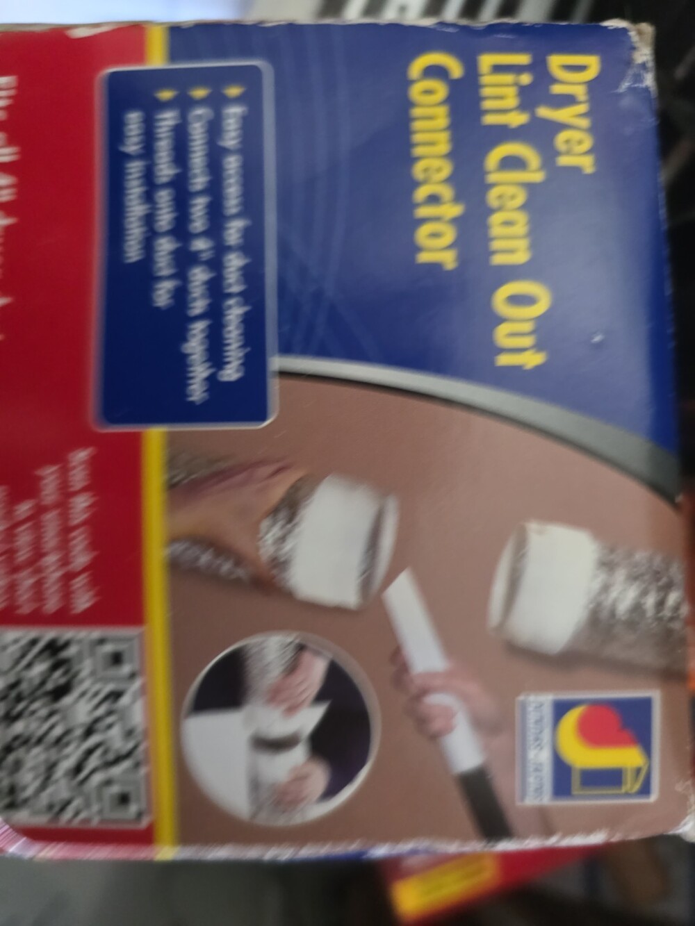 DC4ZW 4in. Dundas Jafine White Dryer Lint Duct Connector
